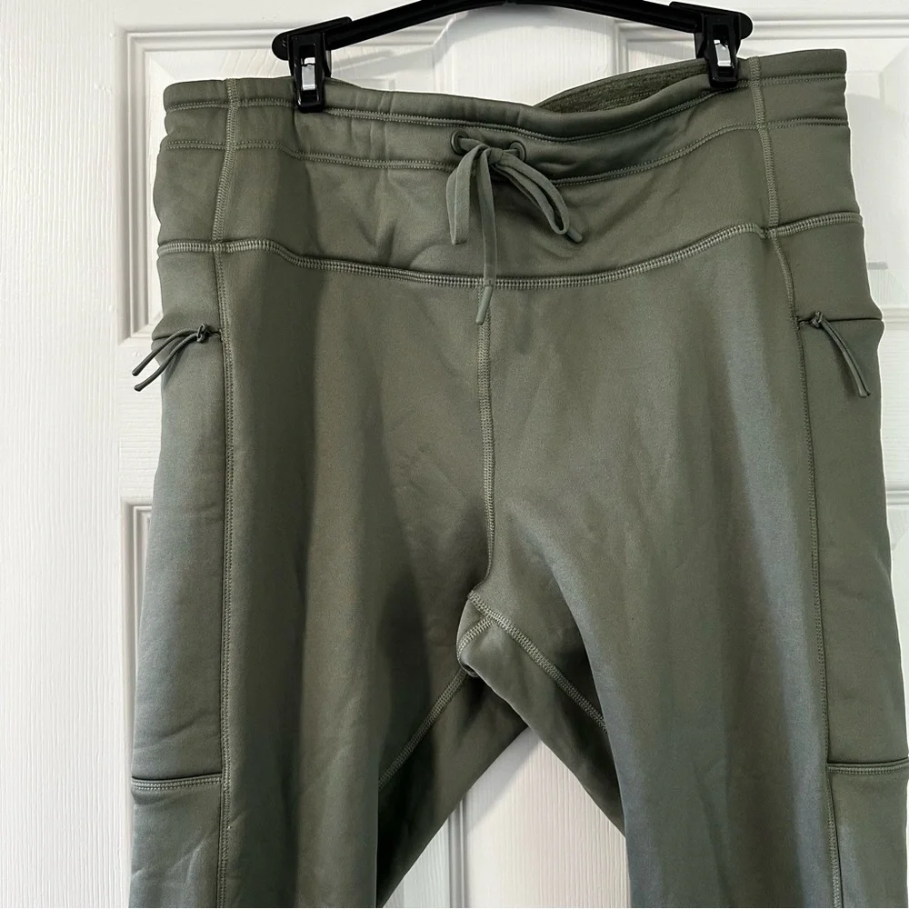 NWT Old Navy Ultracoze Green High rise leggings size XL - Picture 3 of 8